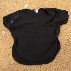 Aqua Black Blouse